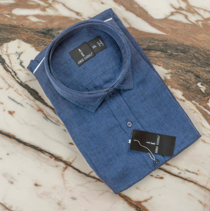 Blue Linen Shirt