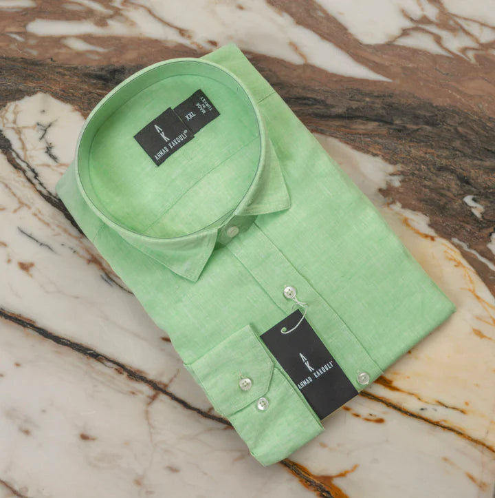 Green Linen Shirt