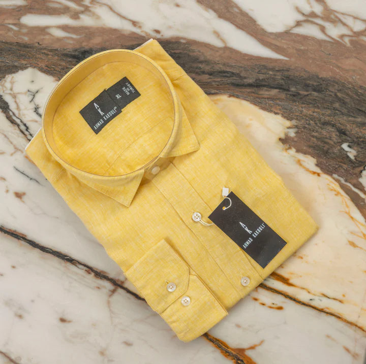 Yellow Linen Shirt